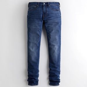 DARK WASH STACKED SKINNY JEANS